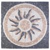 vidaXL Mosaik pločice sa suncem &Scaron;areni 120 x 120 cm Mramor