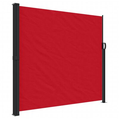 vidaXL Bočna tenda na uvlačenje crvena 180 x 300 cm