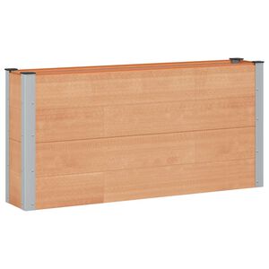 vidaXL Povi&scaron;ena vrtna gredica Smeđa 150 x 30 x 72 cm WPC i aluminij
