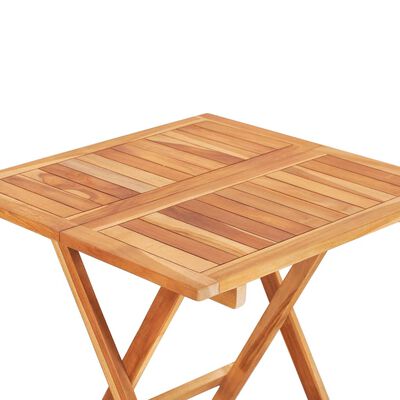 vidaXL Sklopivi bistro stol 60 x 60 x 65 cm od masivne tikovine