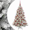 vidaXL Umjetno božićno drvce s kuglicama 150 cm 150 LED lampica