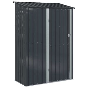 vidaXL Vrtne &scaron;upe Antracit 140,5 x 74 x 200 cm Metal