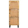 vidaXL Highboard s ladicama Smeđa 60 x 33,5 x 100 cm Čvrsto drvo manga