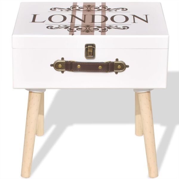 vidaXL Bočni ormarić 40 x 30 x 41,5 cm bijeli