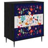 vidaXL Komoda MAINZ Cvjetni uzorak 66 x 36,5 x 76 cm Konstruirano drvo