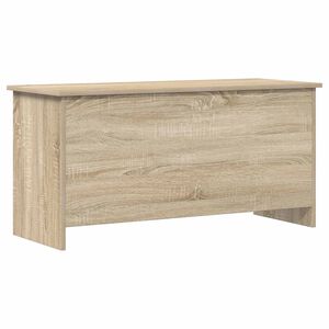 vidaXL Skladi&scaron;ni kovčeg s pohranom Hrast sonoma 100 x 40 x 50 cm