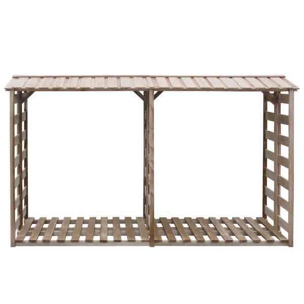 vidaXL Spremište za drva 300 x 90 x 176 cm od impregnirane borovine