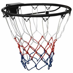 vidaXL Ko&scaron;arka&scaron;ki obruč crni 45 cm čelični