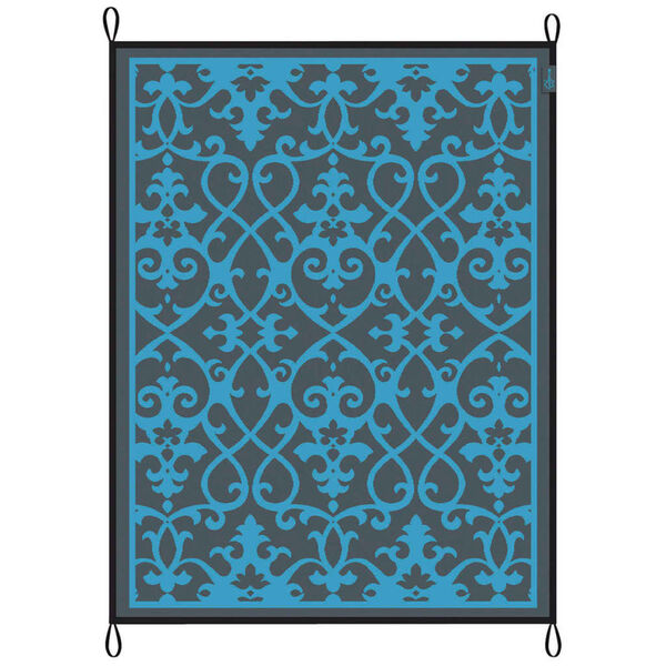 Bo-Camp vanjski tepih Chill mat Oriental 2,7 x 2 m L plavi