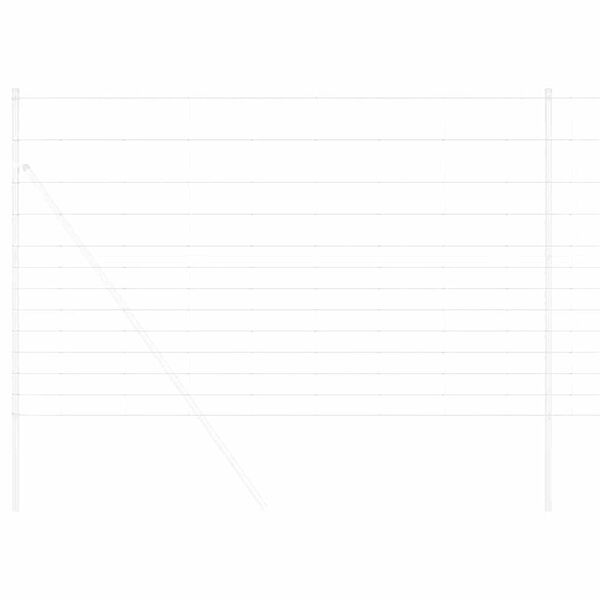 vidaXL Ograda za pašnjake Srebrno 50 x 1,5 m Pocinčani čelik