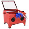 vidaXL Kabina za sandblasting 94,8 L 125 PSI Čelična vrata