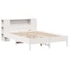 vidaXL Krevet s regalom z knjige bez madraca bijeli 160x200cm borovina