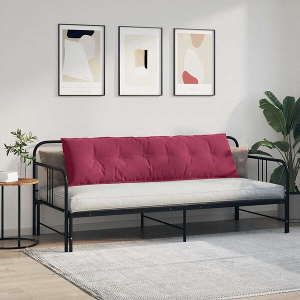 vidaXL Jastuk za leđa Vinska crvena 180 x 50 cm Kordura tekstil