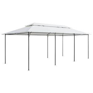 vidaXL Sjenica 600 x 298 x 270 cm bijela 180 g/m&sup2;