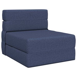 vidaXL Sofa na razvlačenje Plava 70 x 72 x 60 cm Tkanina