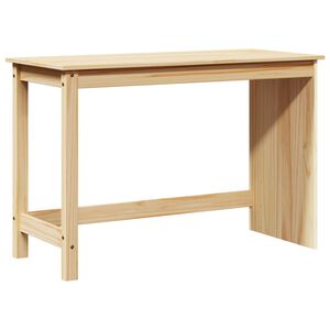 vidaXL Stol Smeđa 112 x 50 x 75 cm Čvrsto borovo drvo