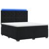 vidaXL Boxspring krevet s madracem Crna 140 x 190 cm Bar&scaron;un