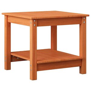 vidaXL Kava Stol Vo&scaron;tano smeđa 50 x 50 x 45 cm Masivna borovina