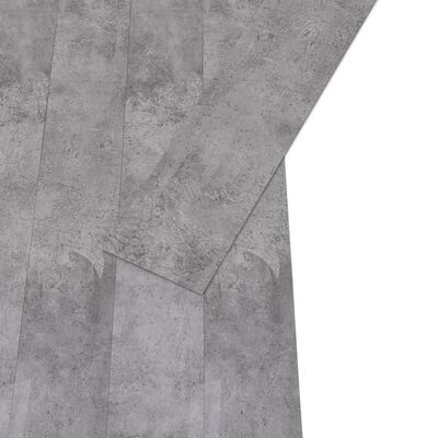 vidaXL Podne obloge od PVC-a 5,02 m² 2 mm samoljepljive cementno smeđe
