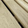 vidaXL Pločice za decking 6 pcs Zelena 50 x 50 cm