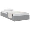 vidaXL Krevet s od storage Svijetlo siva 203 x 100 cm tkanina
