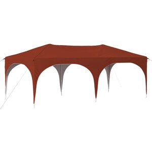 vidaXL Rastezljivi &scaron;ator za zabave Terakota 575 x 288 x 245 cm