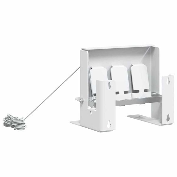 vidaXL Biatlonska meta s 3 rupe i užetom za resetiranje