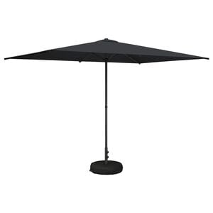 vidaXL Vrtni Parasol s Podnožjem 200 x 300 cm Poliester Pravokutni