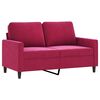 vidaXL Dvosjed crvena boja vina 120 cm bar&scaron;unasti