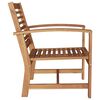 vidaXL Stolica 2 pcs Smeđa 65 x 60 x 76,5 cm Čvrsto teak drvo