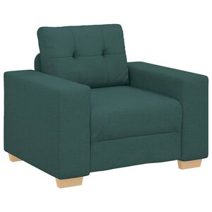 vidaXL Sofa fotelja tamnozelena 100x78x80 cm tkanina
