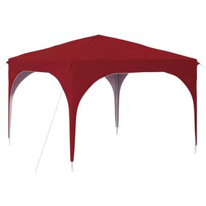vidaXL Rastezljivi &scaron;ator za zabave 290 x 290 x 245 cm Tamno crvena