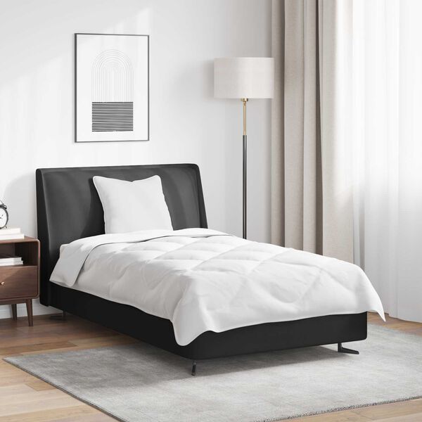 vidaXL Poplun s jastukom 2 pcs Bijelo Mikrovlakna