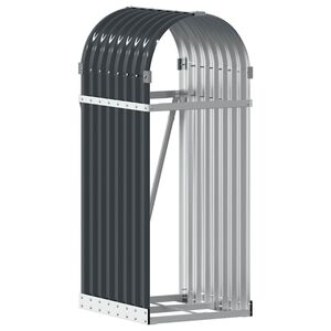 vidaXL Držač za drva antracit 40x45x100 cm pocinčani čelik