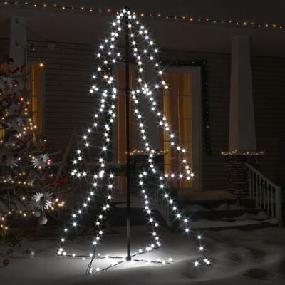 vidaXL Stožasto božićno drvce 200 LED unutarnje i vanjsko 98 x 150 cm