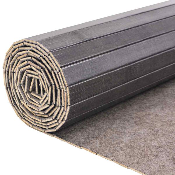 vidaXL Sobna Pregrada od bambusa siva &scaron;irina 250 cm visina 165 cm