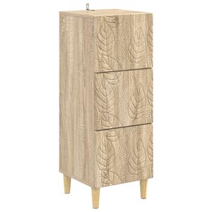 vidaXL Ormar s ladicama Hrast sonoma 33 x 34,5 x 90 cm