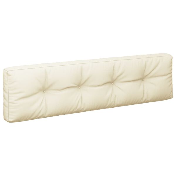 vidaXL Jastuci za palete 2 kom krem od tkanine