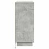 vidaXL LED komoda Betonski sivi 90 x 32 x 75 cm Konstruirano drvo