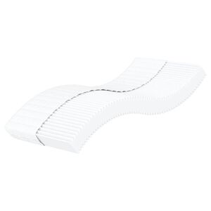 vidaXL Madrac od pjene bijeli 80x200 cm tvrdoća H2 H3