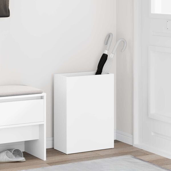 vidaXL Stalak za ki&scaron;obran Bijelo 40 x 20 x 55,5 cm Konstruirano drvo