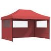 vidaXL &Scaron;ator za zabave 292 x 440 x 315 cm Tamno crvena Oxford tkanina