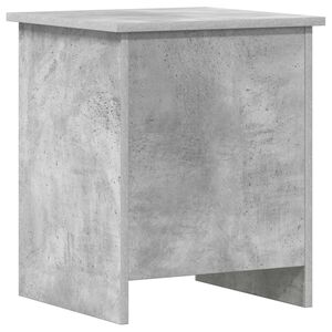 vidaXL Skladi&scaron;ni kovčeg s pohranom Betonska siva 40 x 40 x 50 cm