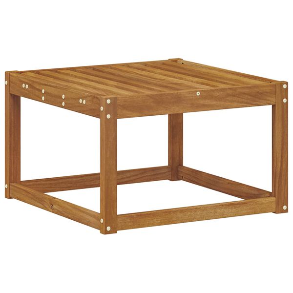 vidaXL Vanjski otoman Čvrsto drvo akacije Prirodna 59 x 59 x 37 cm