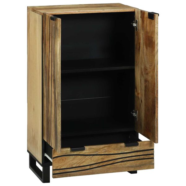 vidaXL Highboard s ladicama Smeđa 60 x 33 x 100 cm masivno drvo manga