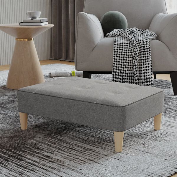 vidaXL Tabure svjetlosivi 78 x 56 x 32 cm od tkanine