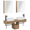 vidaXL Set ormarića za kupaonicu 5 pcs Hrast artisan 53 x 15,5 x 70 cm