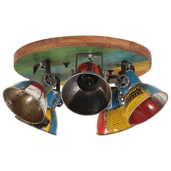 vidaXL Stropna svjetiljka 25 W vi&scaron;ebojna 50 x 50 x 25 cm E27