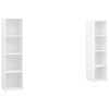 vidaXL TV ormarići 2 kom bijeli 142,5 x 35 x 36,5 cm konstruirano drvo