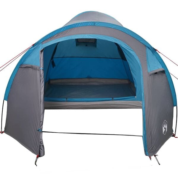 vidaXL Šator s kupolom s krovom Ostalo Plava 384 x 254 x 170 cm